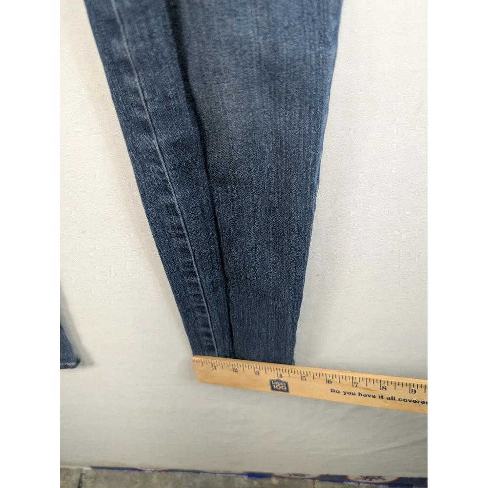 Justice Girls Dark Wash Patchwork Denim Overalls Size 14 Slim Leg Dungarees